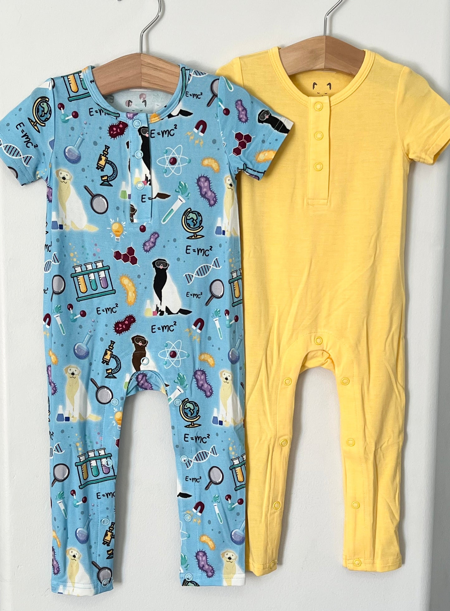 Science Labs Bamboo One Piece Snap Romper