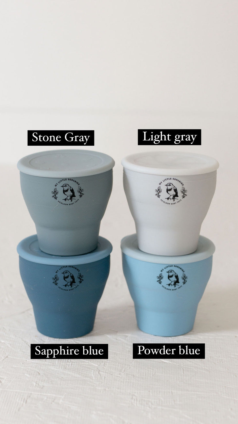 Silicone Snack Cups/Collapsible snack cups