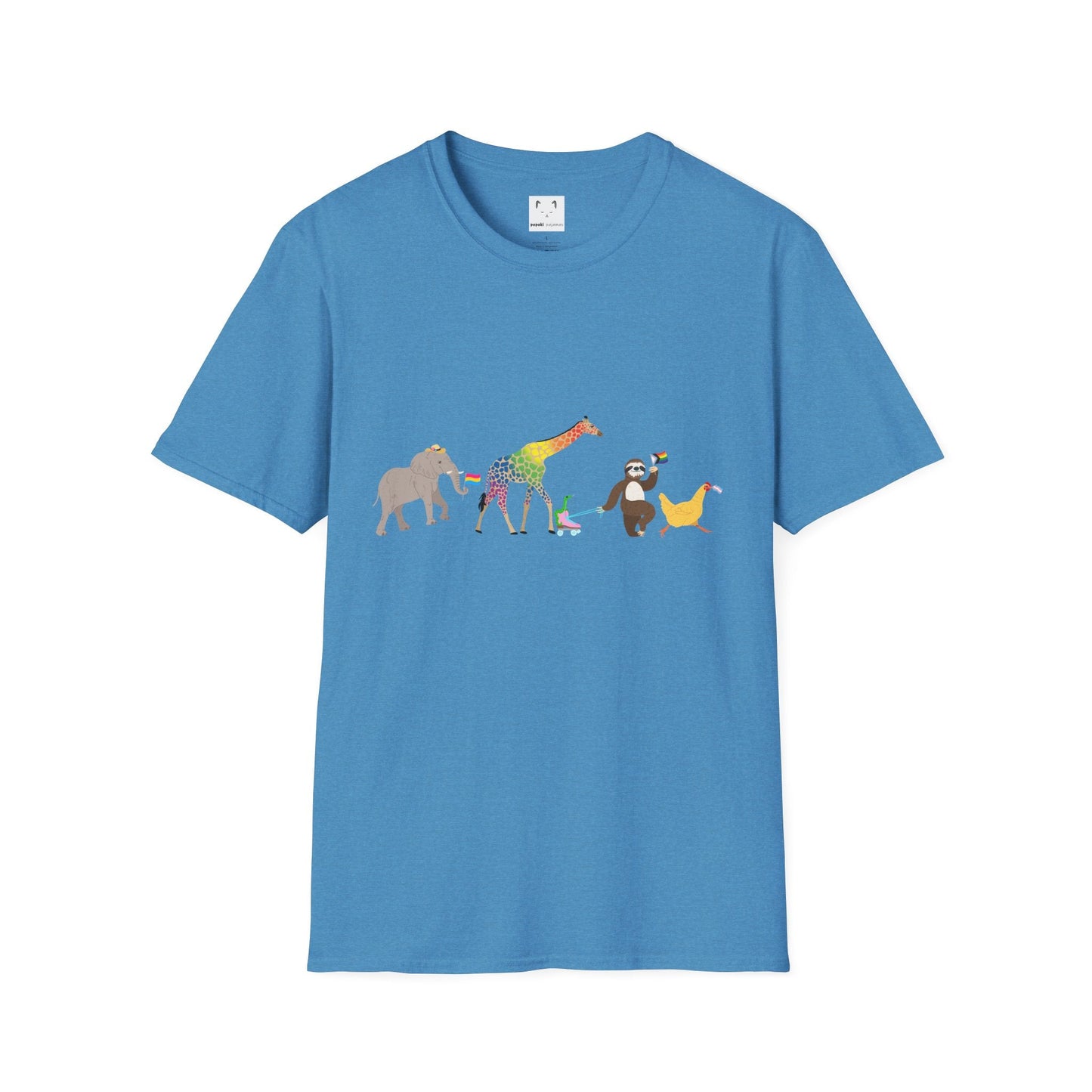 Rainbow on my Parade Unisex Softstyle Adult T-Shirt