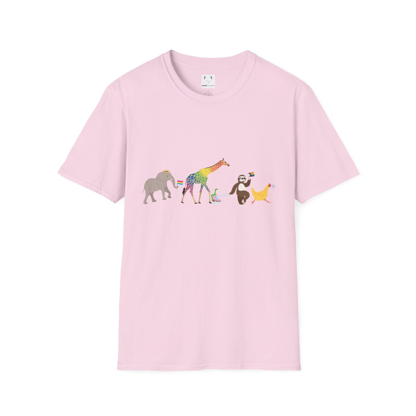 Rainbow on my Parade Unisex Softstyle Adult T-Shirt