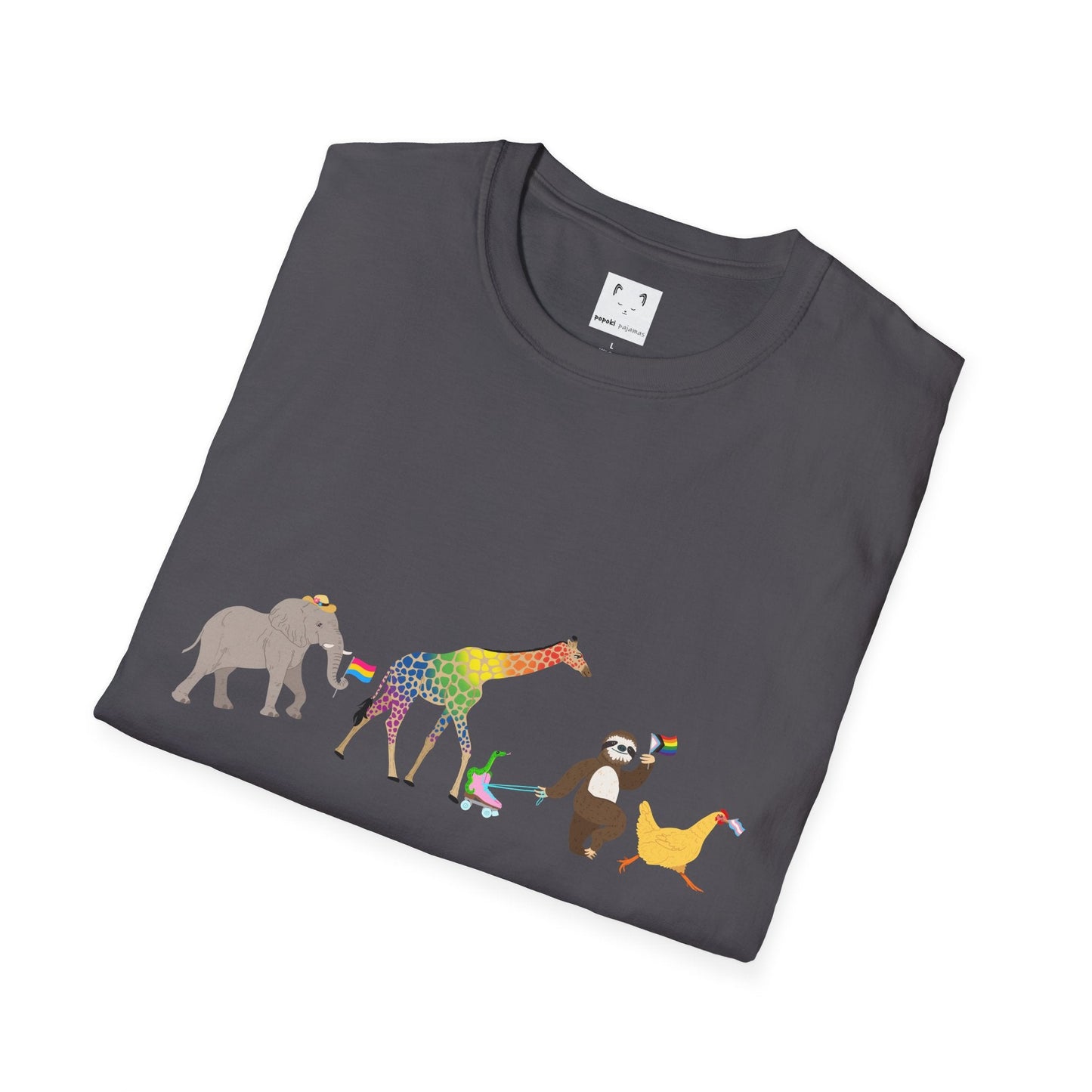 Rainbow on my Parade Unisex Softstyle Adult T-Shirt