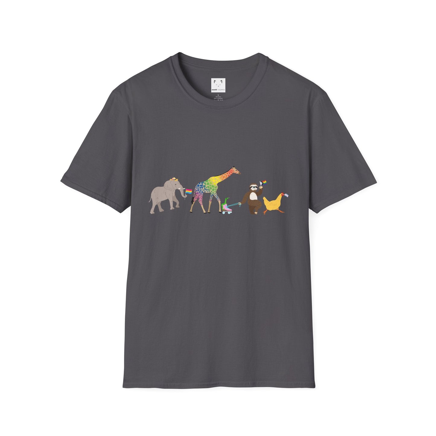 Rainbow on my Parade Unisex Softstyle Adult T-Shirt