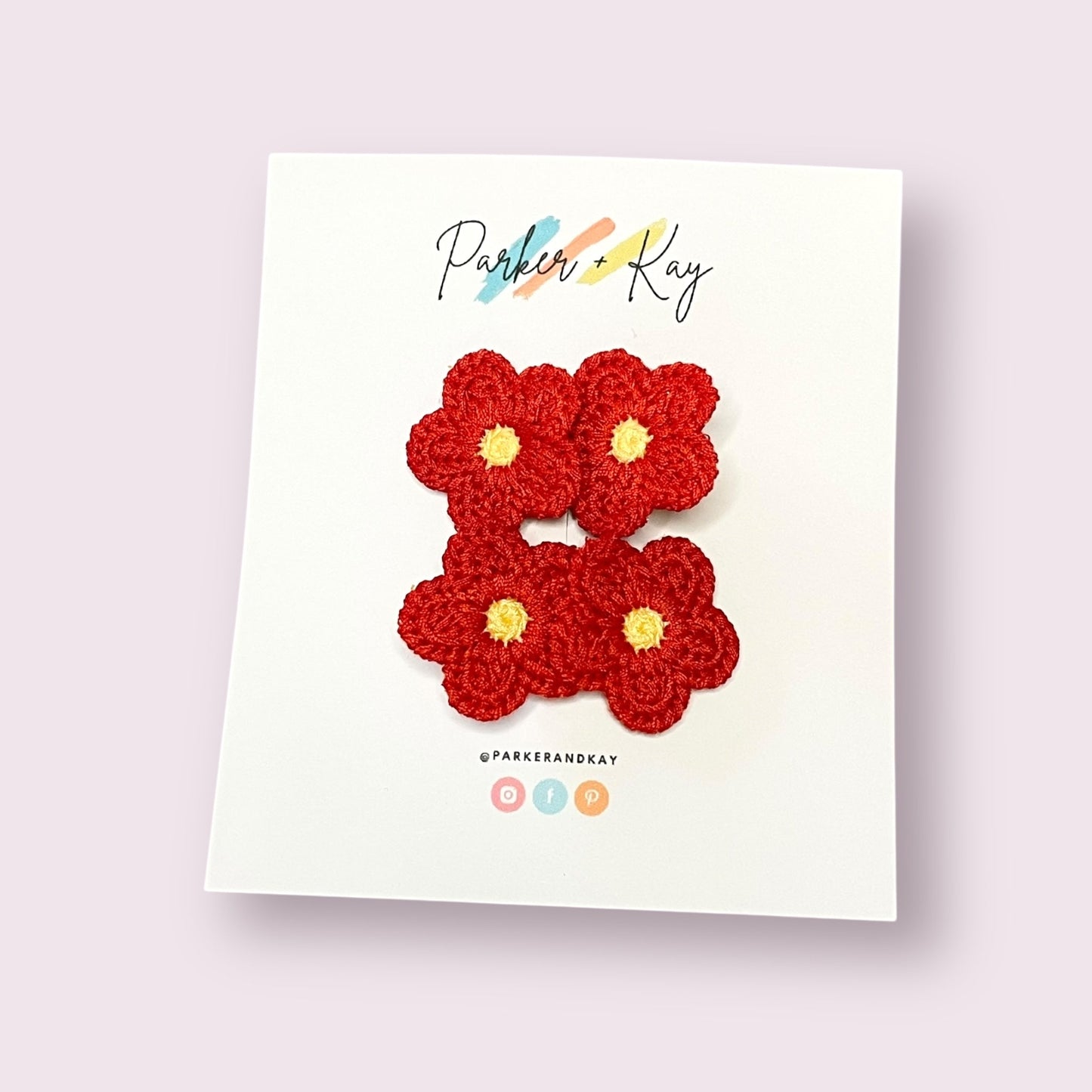 Bright Blooms Hair Clips
