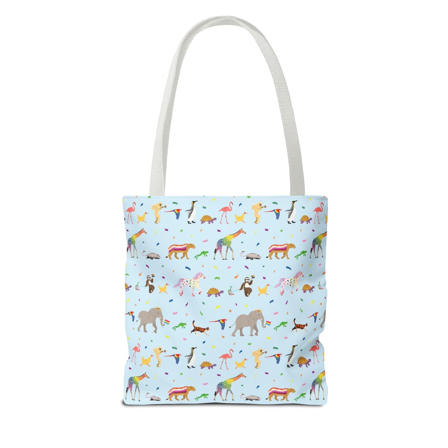 Rainbow on My Parade Tote Bag -  Pride Eco-Friendly Shopping & Beach Bag