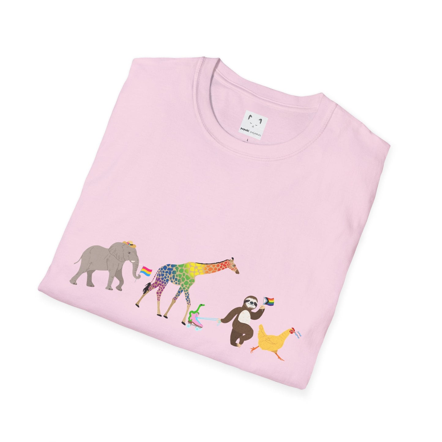 Rainbow on my Parade Unisex Softstyle Adult T-Shirt