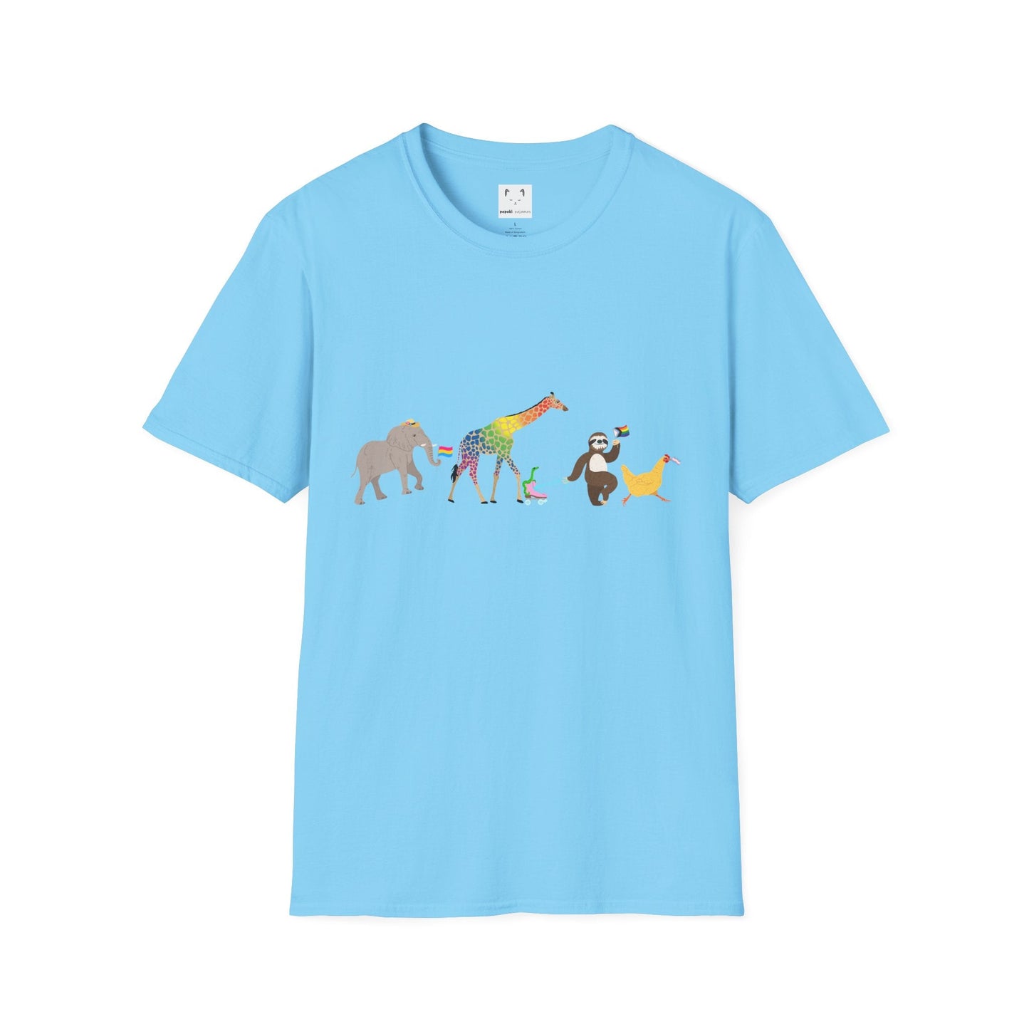 Rainbow on my Parade Unisex Softstyle Adult T-Shirt