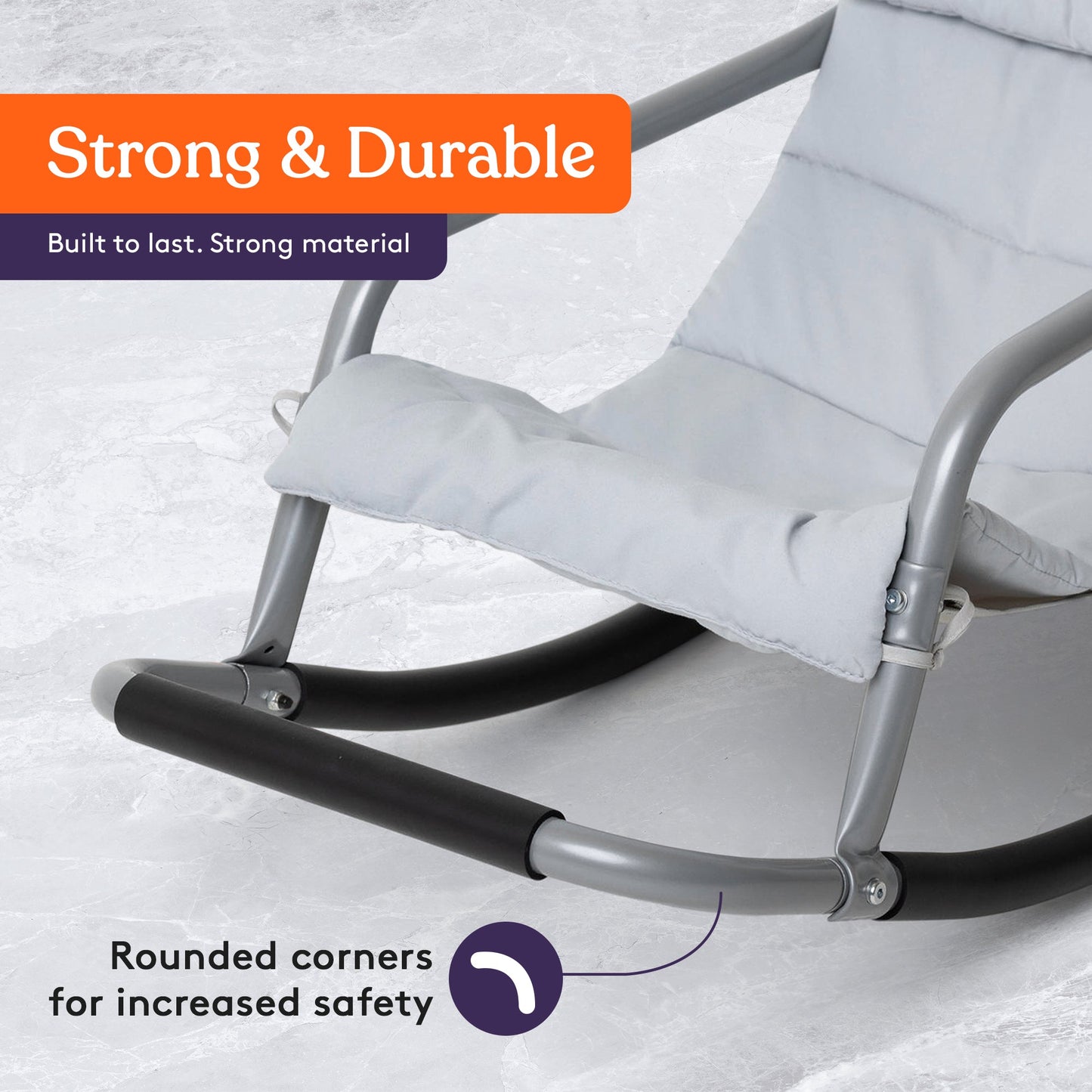 Special Supplies Sensory Rocking Chair for Kids - Comfortable Kids Rocker- Versatile Floor Chair with Soft Fabric and Stability for Playroom, Bedroom, or Nursery (Ages 3+)