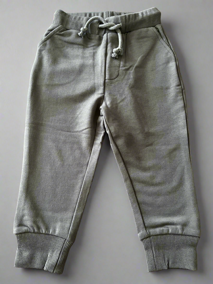 Popoki Gray Bamboo French Terry Joggers Pants