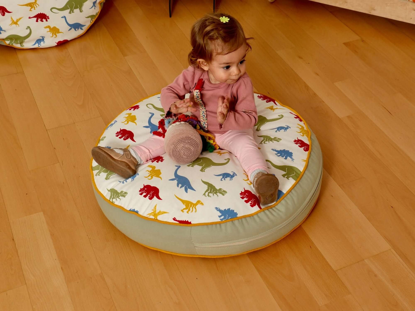 Kids Floor Pillow  Montessori Play Mat Large Toddler Cushion
