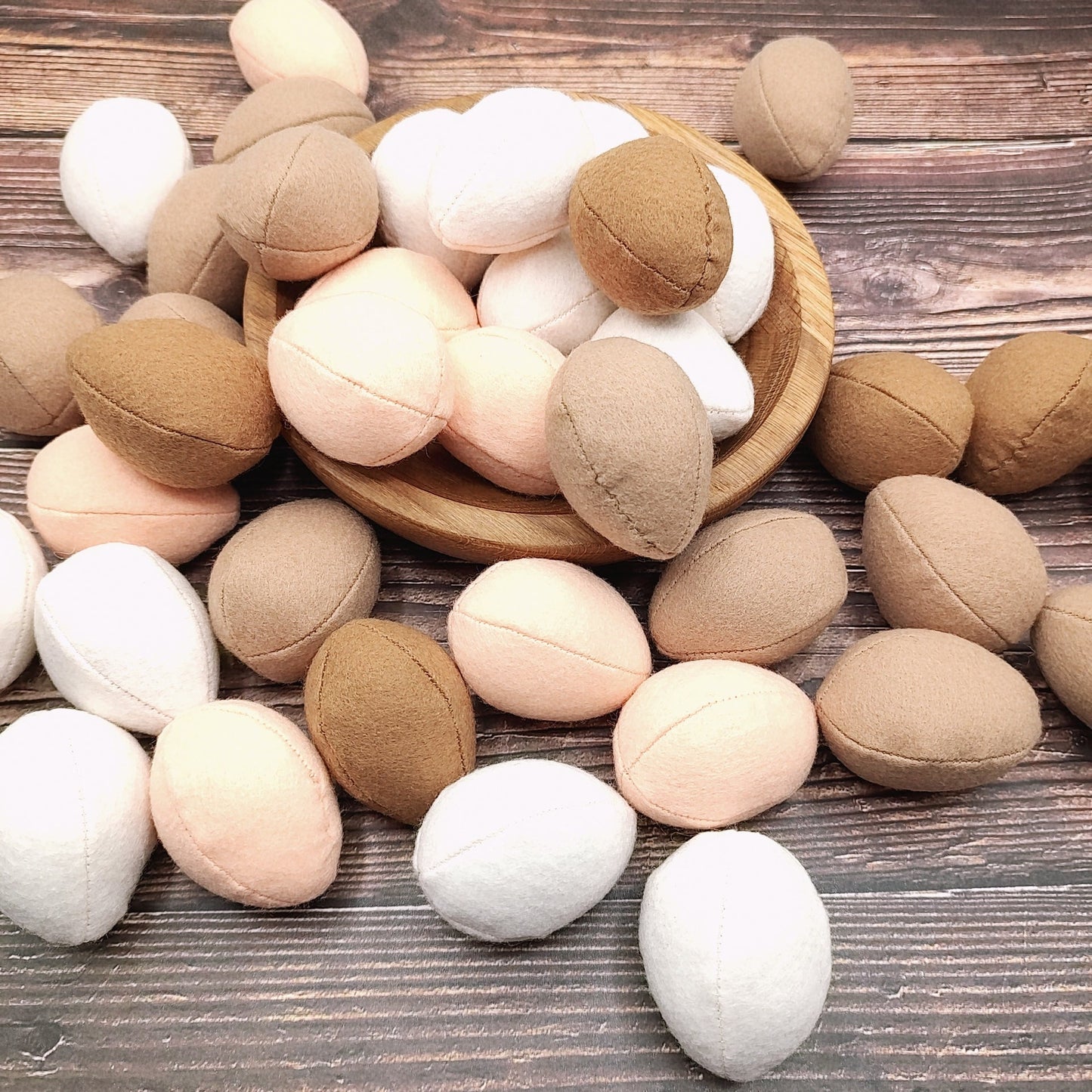 Egg plush toy Pretend play food
