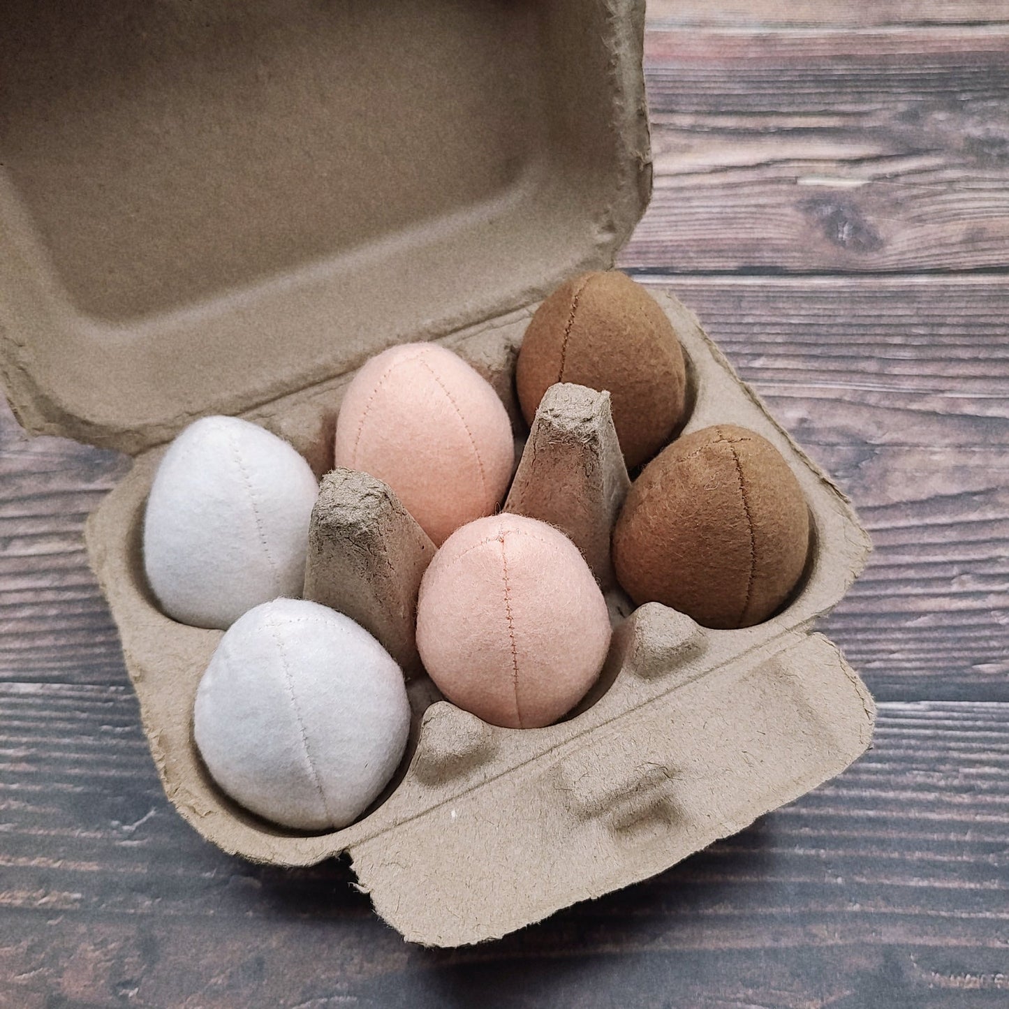 Egg plush toy Pretend play food