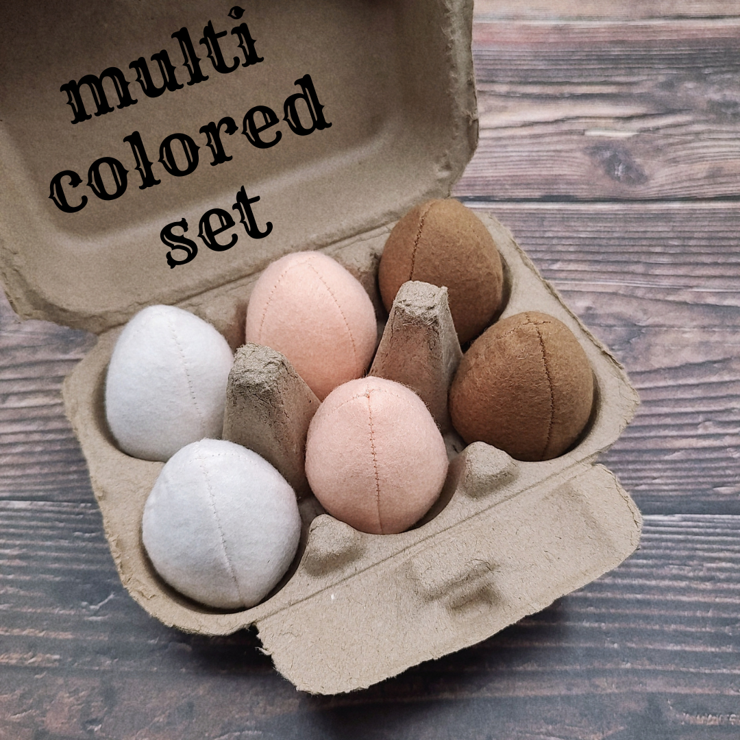Egg plush toy Pretend play food