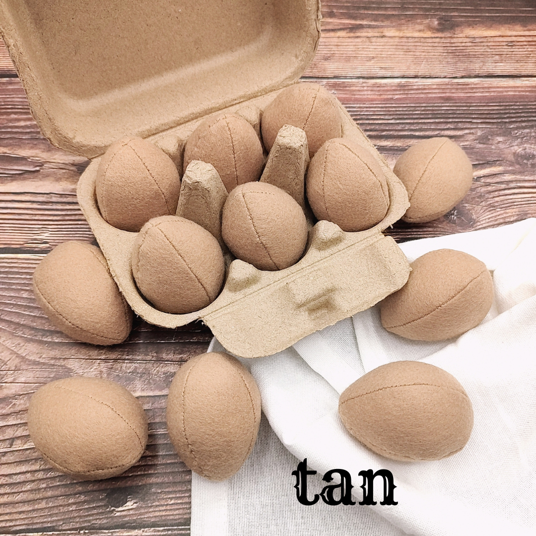Egg plush toy Pretend play food