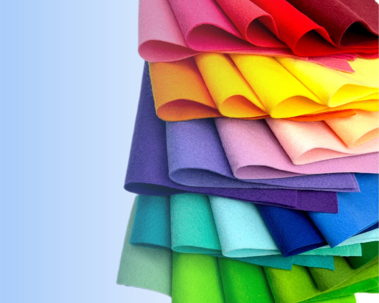 Felt sheets, polyester soft felt