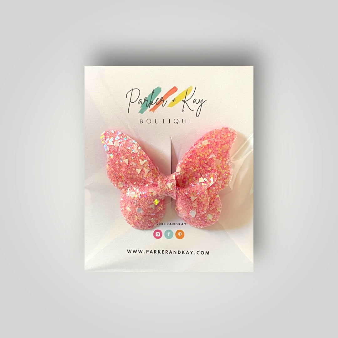 Whimsical Butterfly Statement Hair Clip