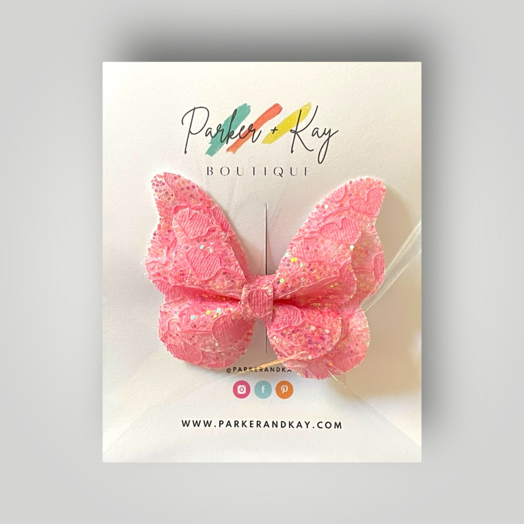 Whimsical Butterfly Statement Hair Clip