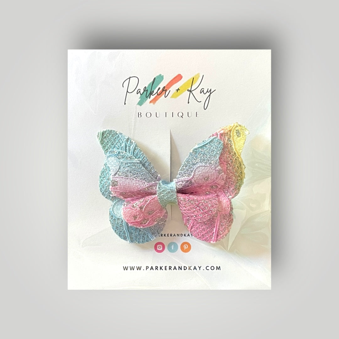Whimsical Butterfly Statement Hair Clip