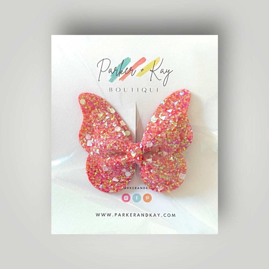 Whimsical Butterfly Statement Hair Clip