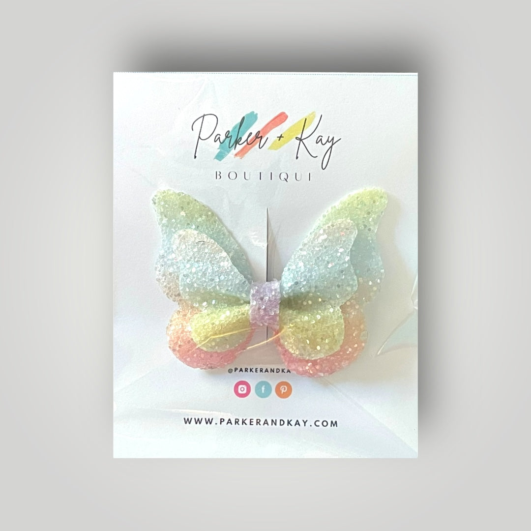 Whimsical Butterfly Statement Hair Clip