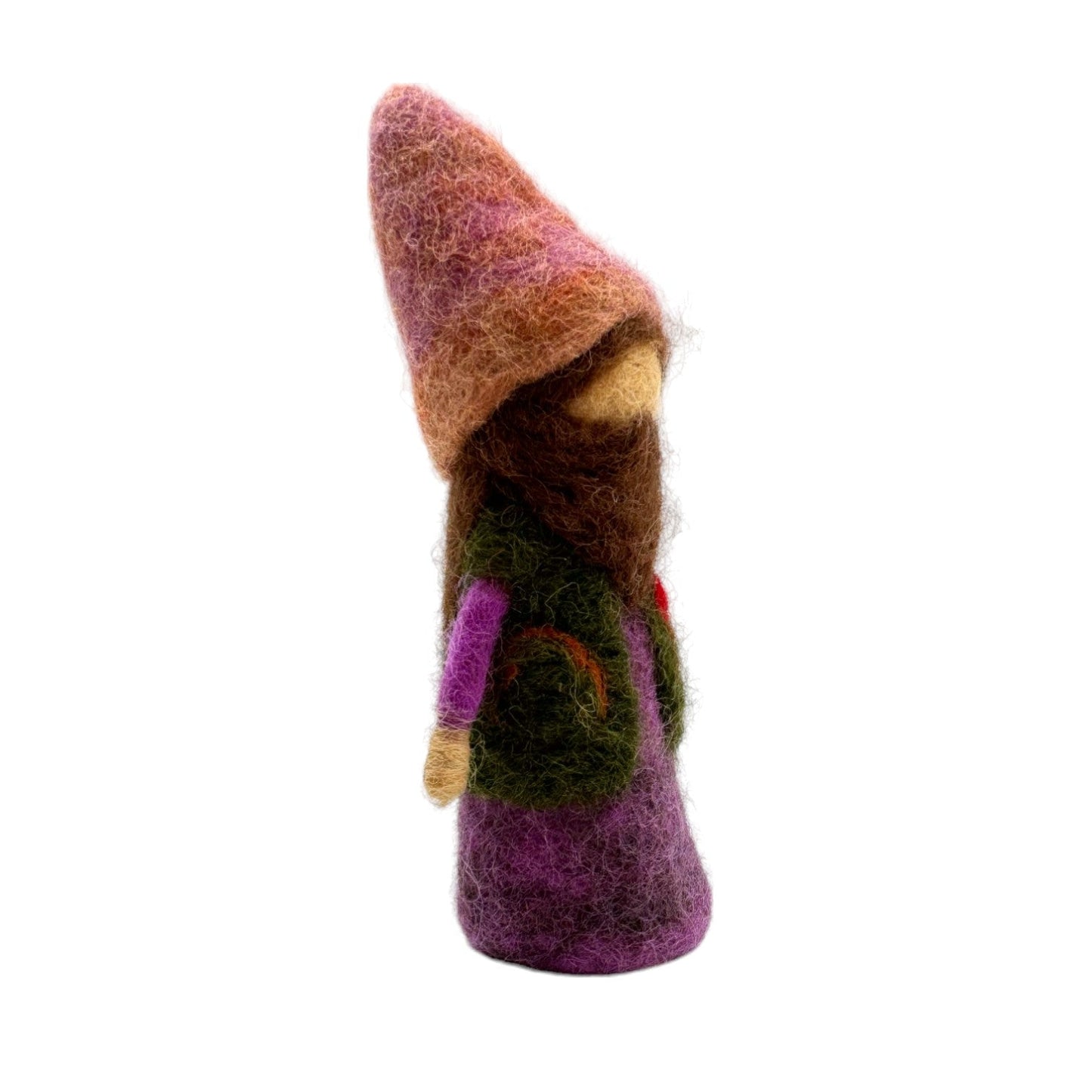 **Pre-order (Ships in 2-3 Weeks)**Handmade in Nepal 100% Wool Felt Foods Play Set for Pretend Cooking and Farmer's Market Play