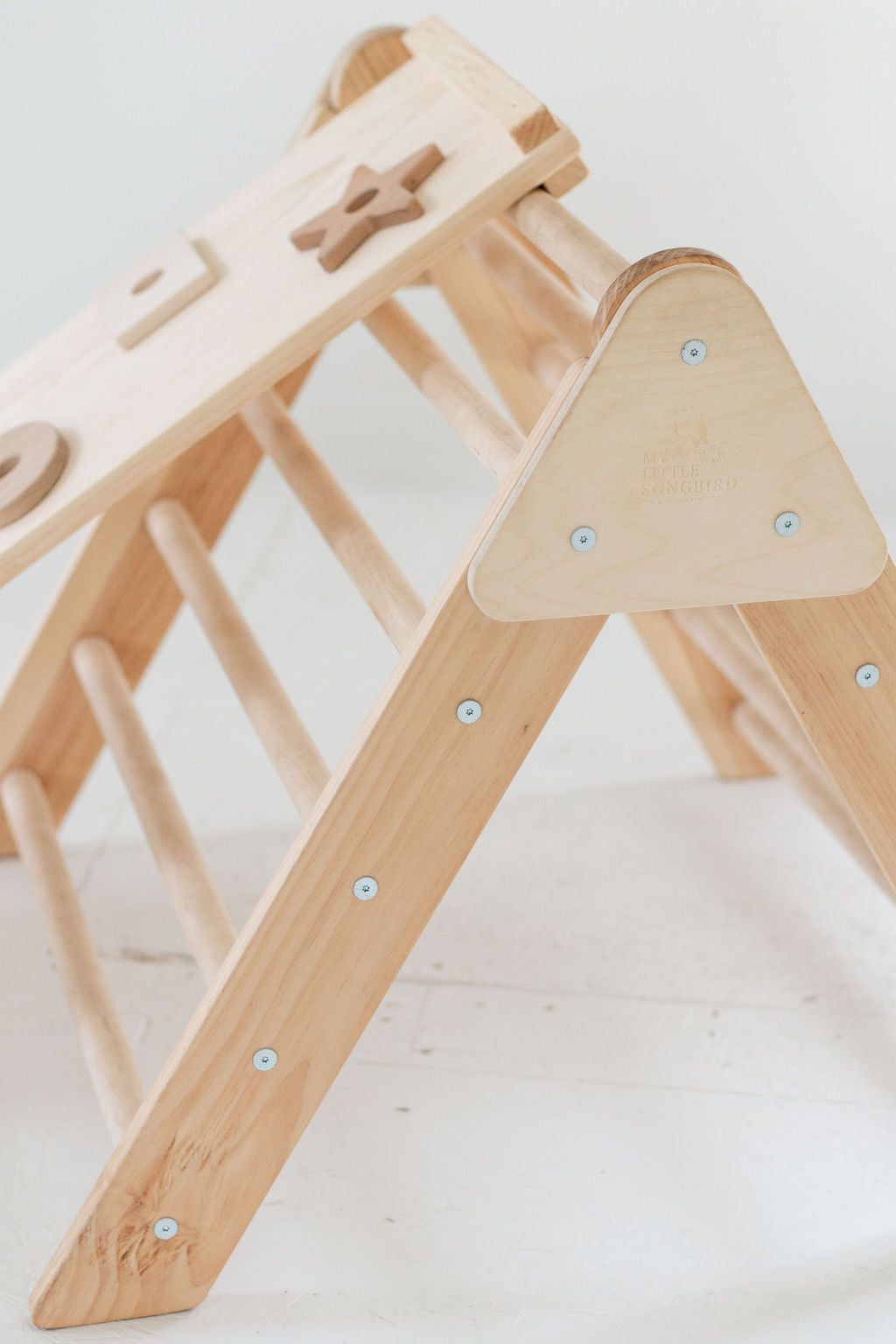 DICOUNTED/FLAWED Small Wooden climbing triangle