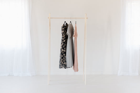 Flawed/discounted Large Wooden Clothing Rack
