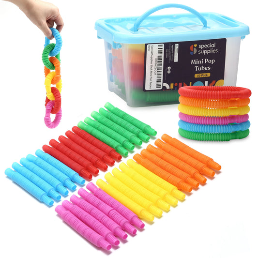 Mini Pop Tubes (Multi-Color): 30 Pack
