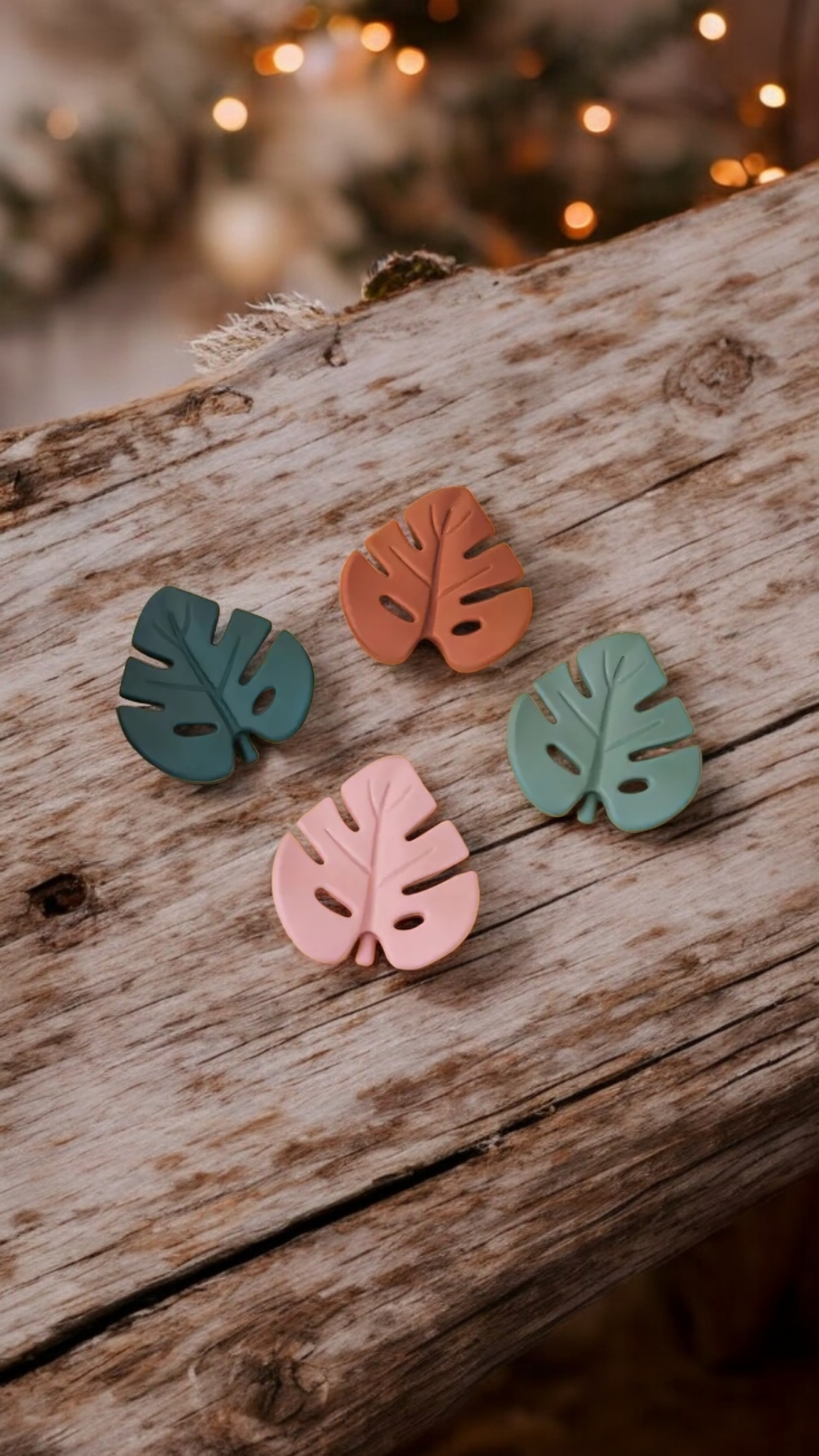 Leaf Shaped Silicone Teether