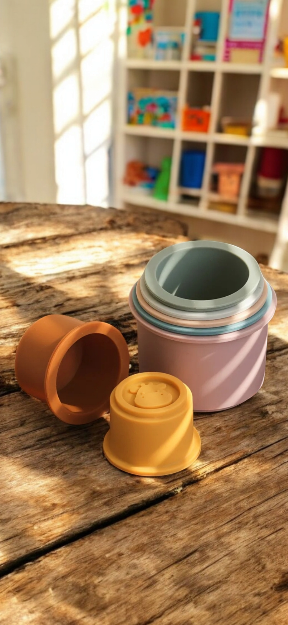 Silicone Stacking Cups - 2 sizes available