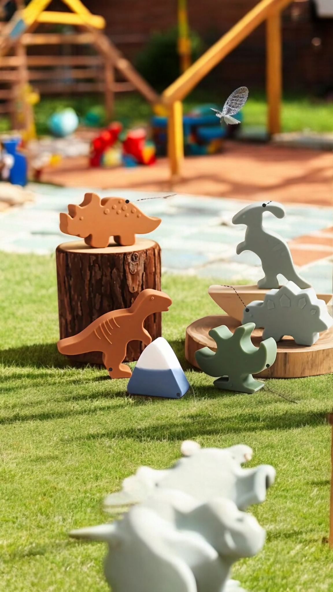 Dinosaur Silicone Sorting & Stacking Puzzle