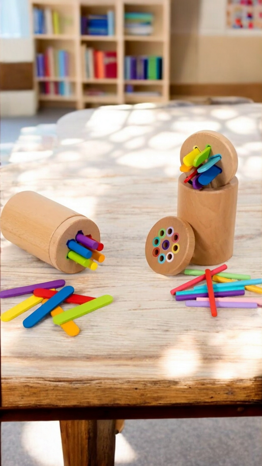 Top Seller! 2 Design Options at 2 Price Points- Message Us! Montessori Color Sorting Toy