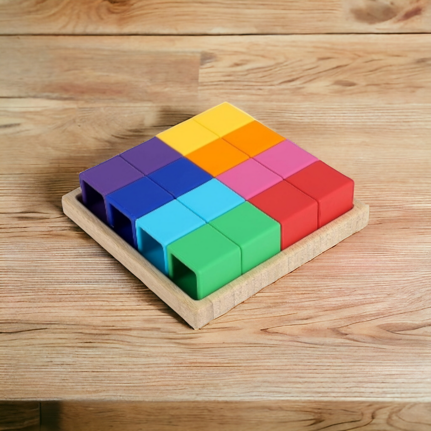 Soft Silicone Rainbow Blocks - 16 or 24 piece set