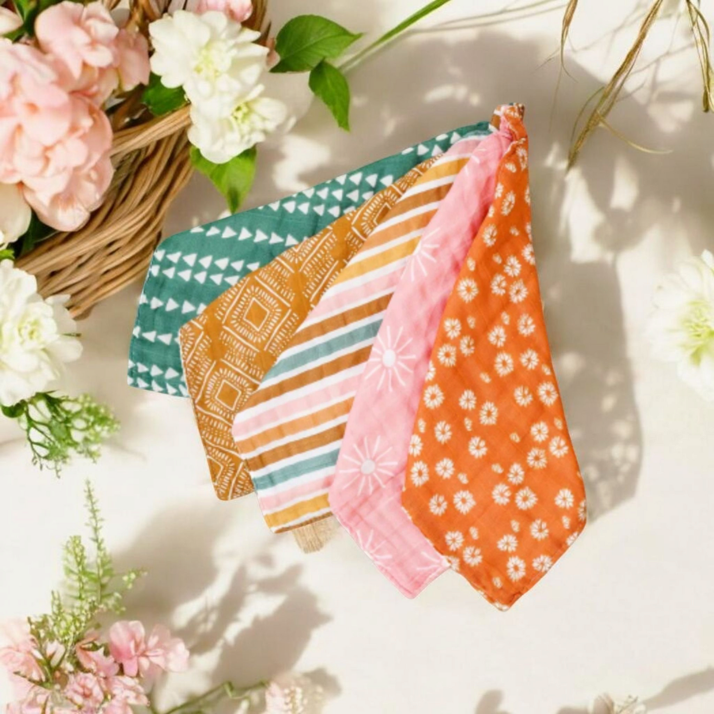 Top Seller! Muslin Burp Cloths