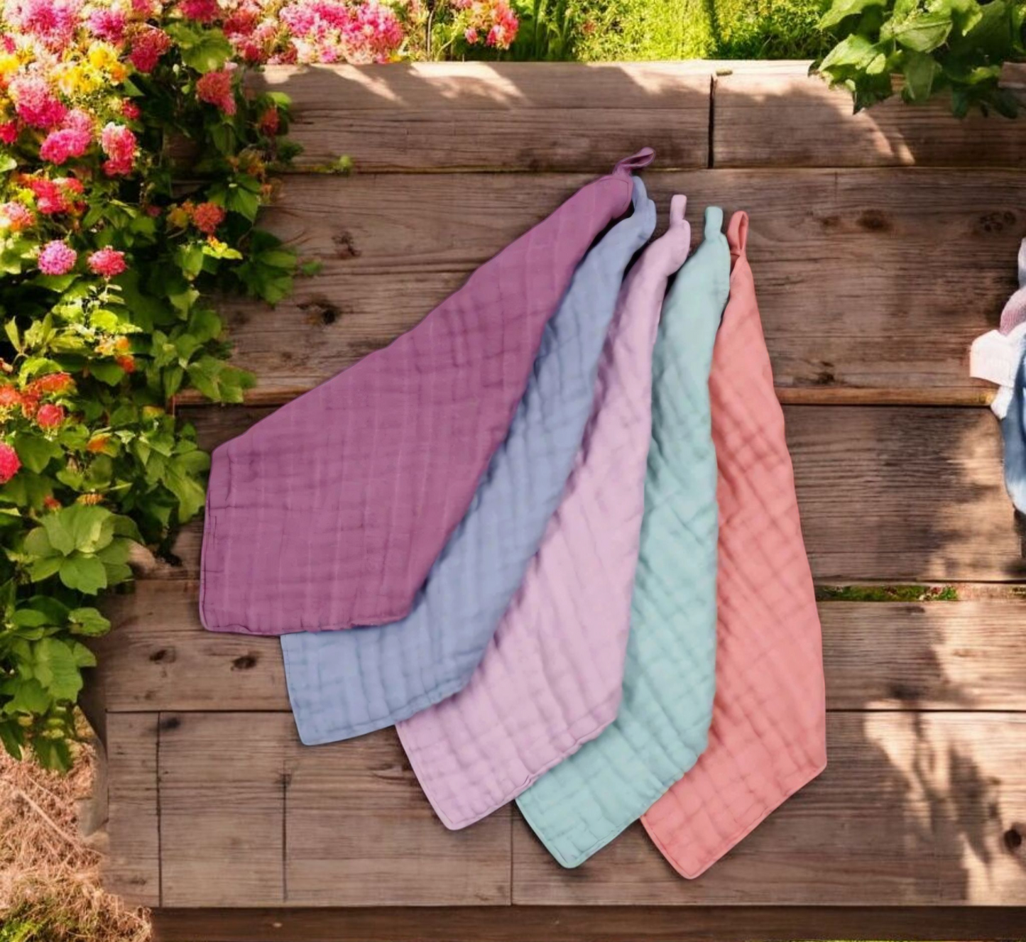 Top Seller! Muslin Burp Cloths