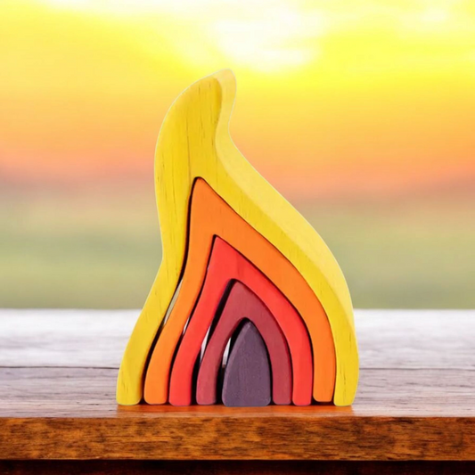 Fire Element Stacking Toy