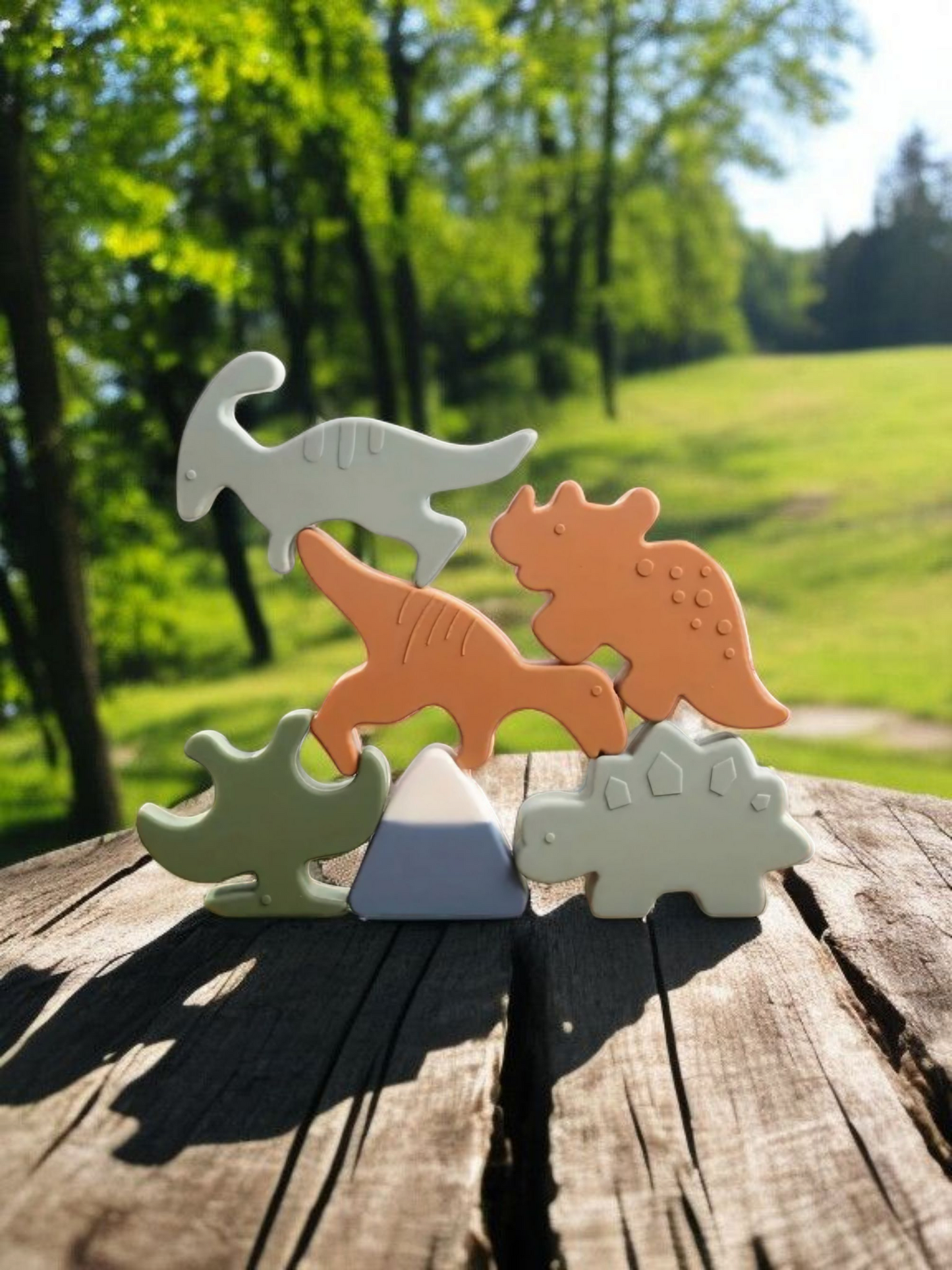 Dinosaur Silicone Sorting & Stacking Puzzle