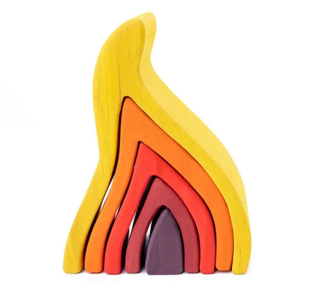 Fire Element Stacking Toy