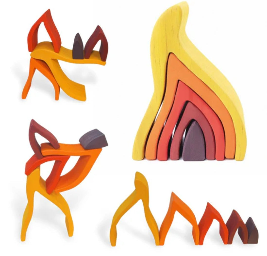 Fire Element Stacking Toy