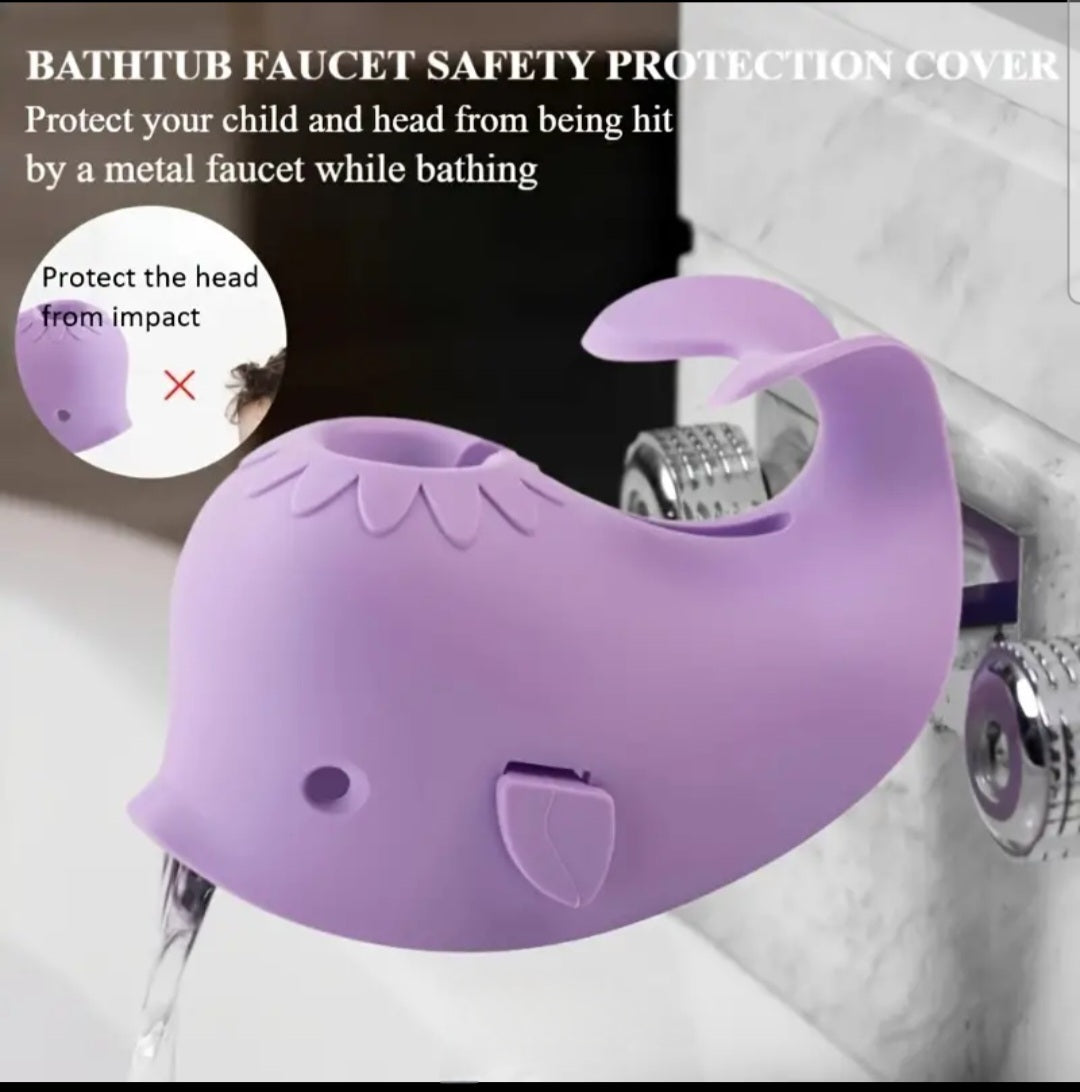 Safe and Fun Whale Faucet Cover for Kids