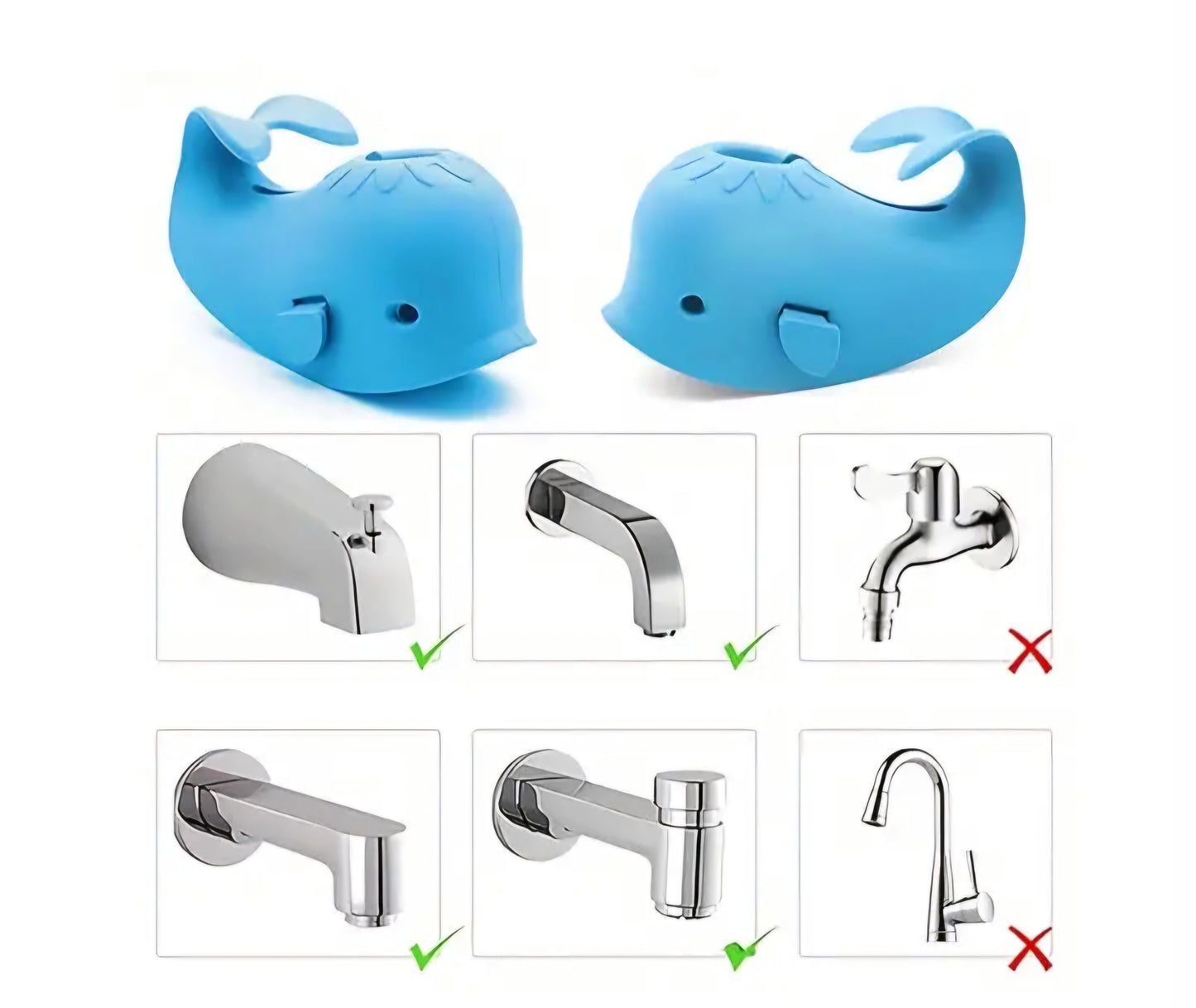 Safe and Fun Whale Faucet Cover for Kids