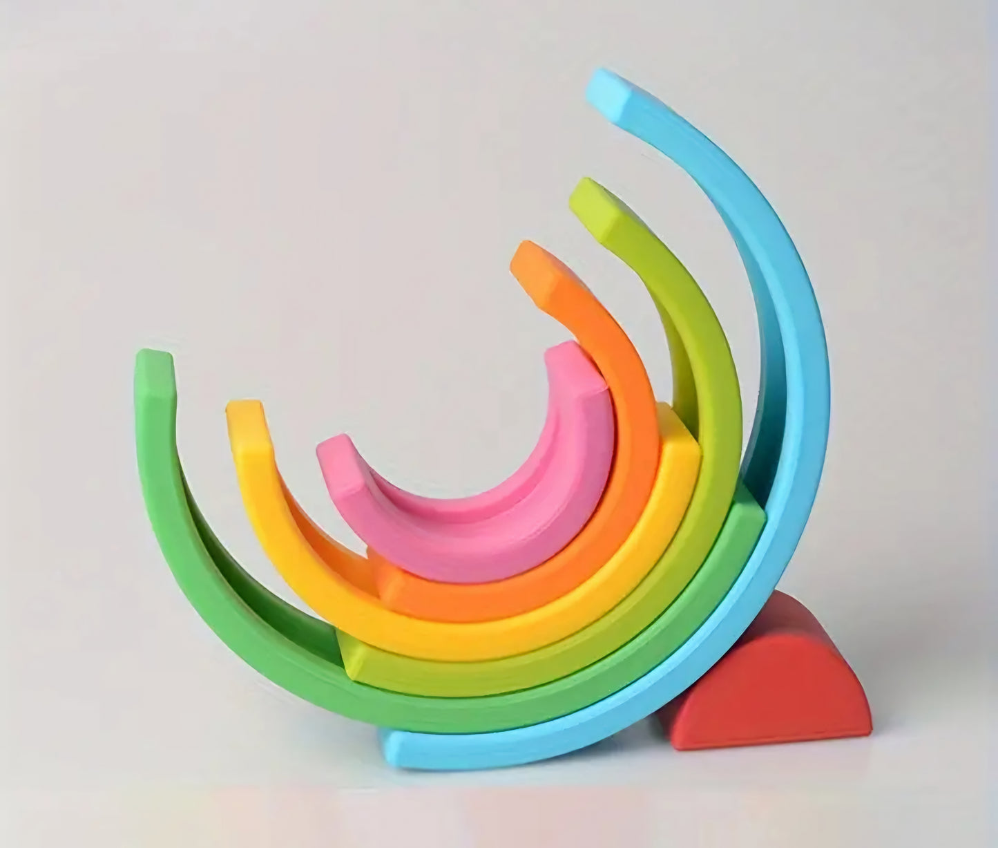 Silicone Rainbow Stacker