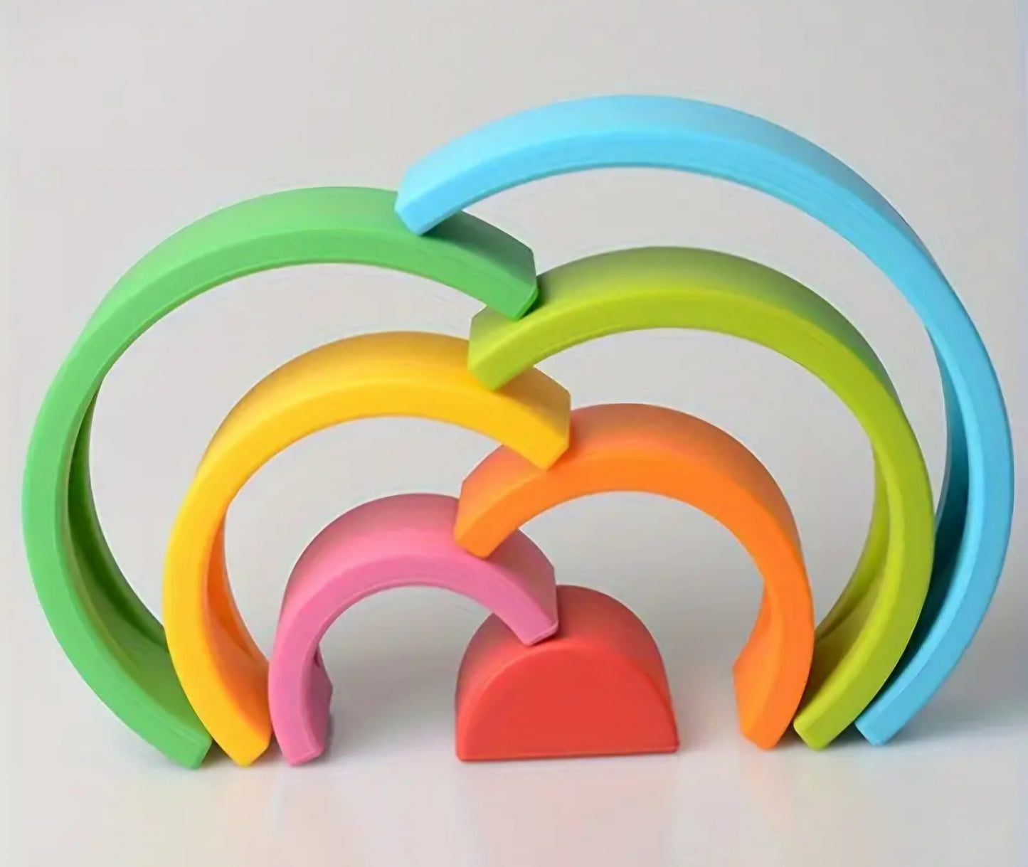 Silicone Rainbow Stacker