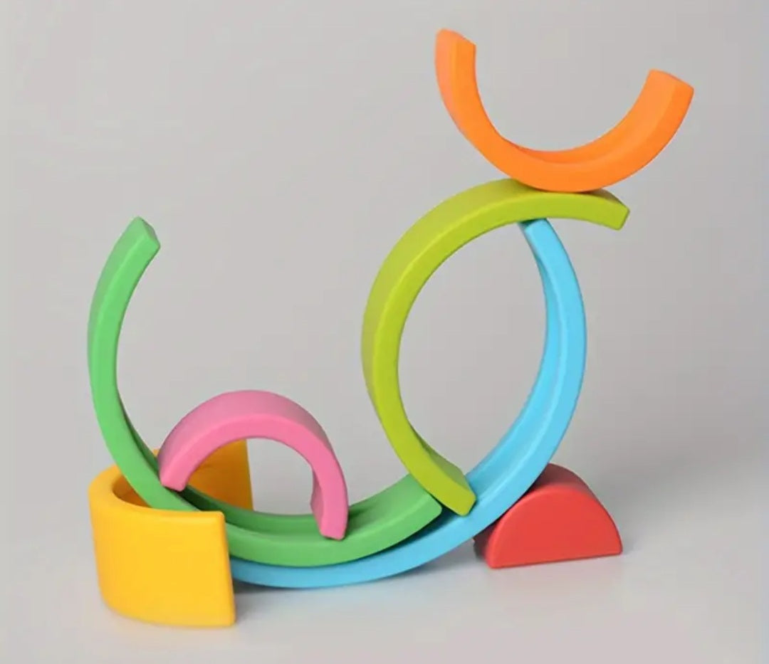 Silicone Rainbow Stacker