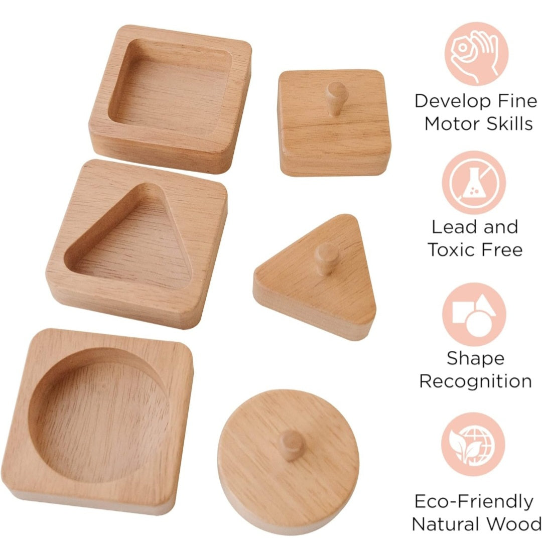 Montessori Wooden Shape Puzzles