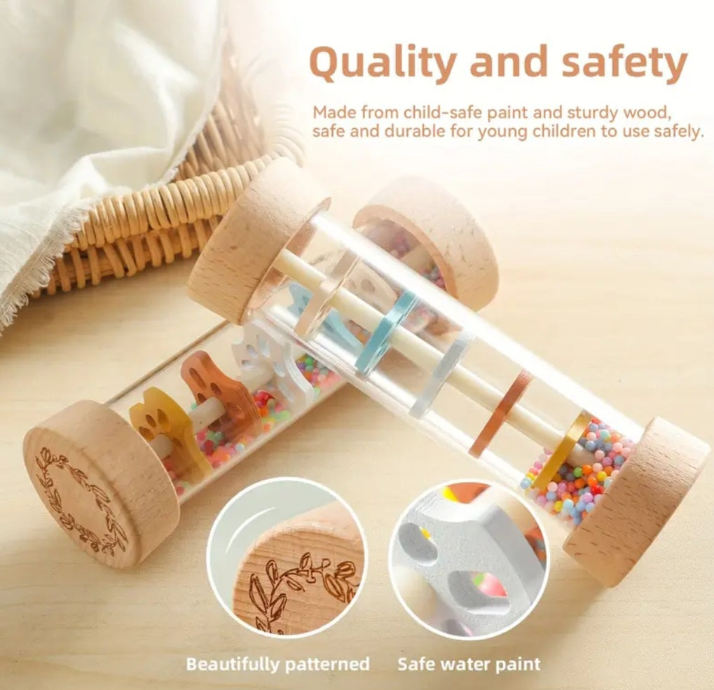 Wooden Rain Stick Musical Toy