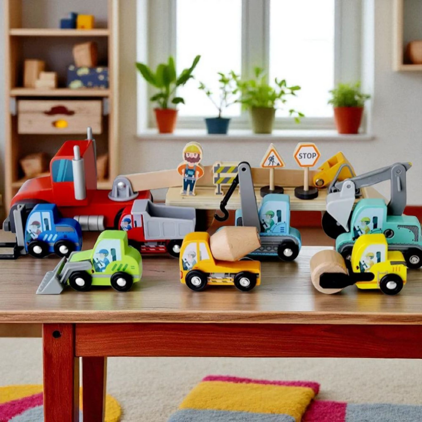 Construction Transport Truck & Vehicle Set