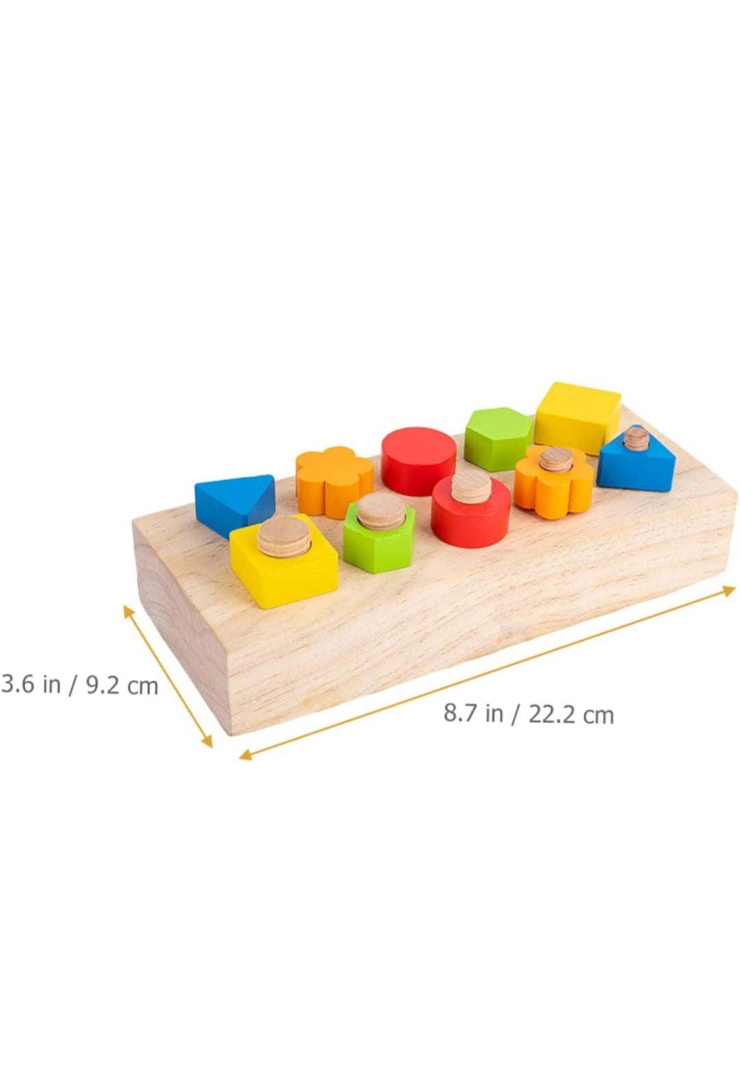 Montessori Wooden Nut & Bolts Toy