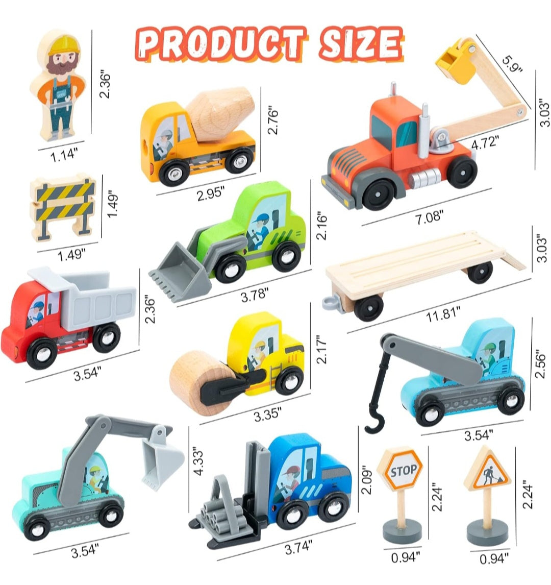 Construction Transport Truck & Vehicle Set