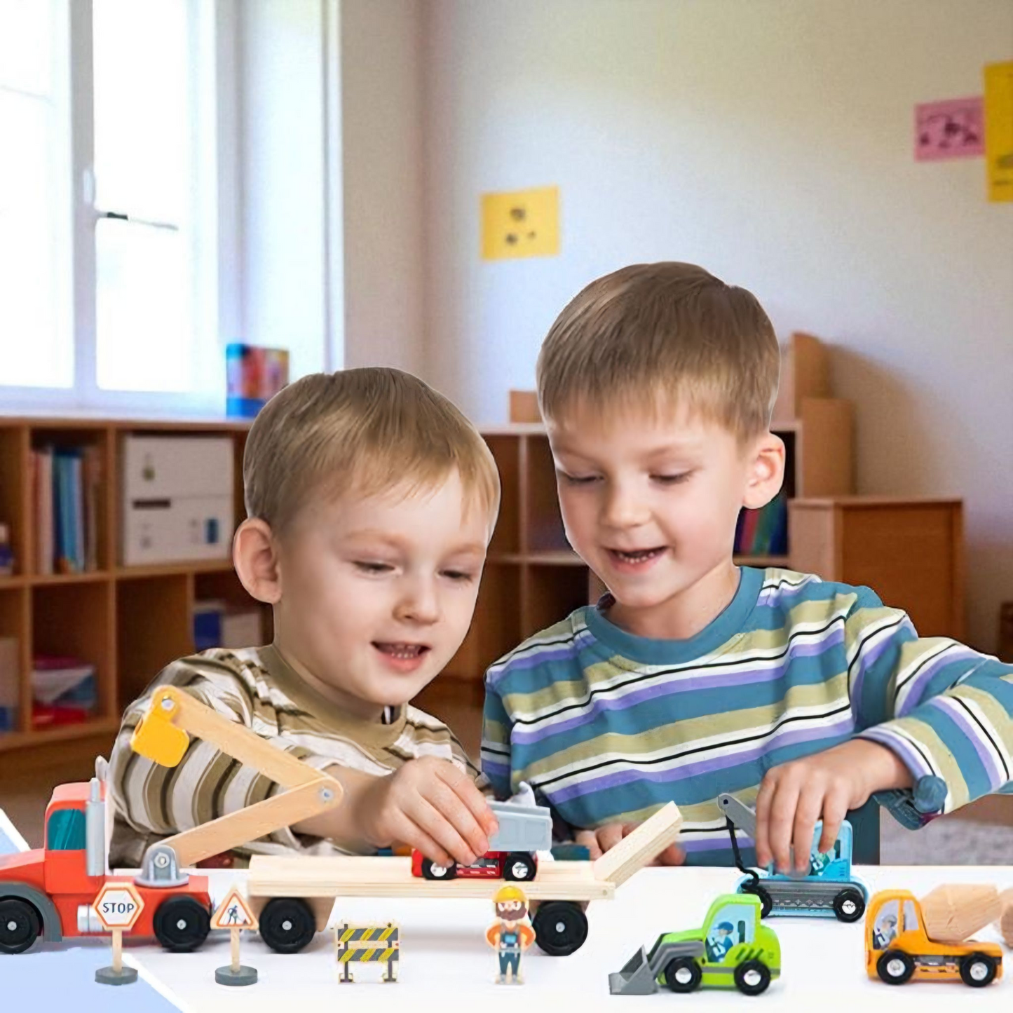 Construction Transport Truck & Vehicle Set