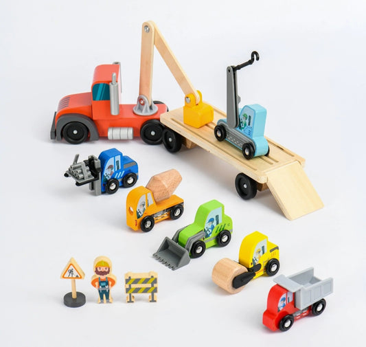 Construction Transport Truck & Vehicle Set